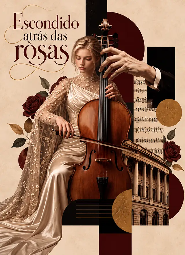 Escondido atrás das rosas